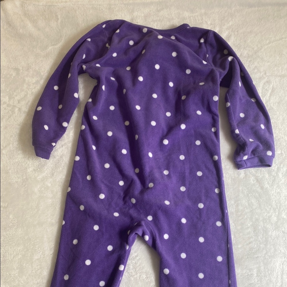 Carter’s Purple Polka Dot Toddler Girl’s Onesie Size 5T - Picture 10 of 10